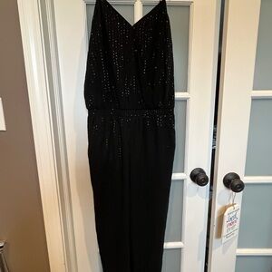 Elegant Black Sleeveless Jumpsuit